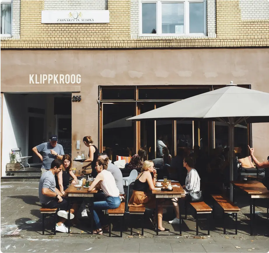 a cafe called Klippkroog